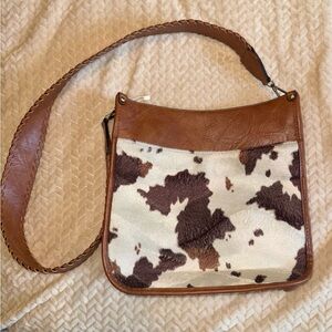 Elegant Cowhide Shoulder Bag